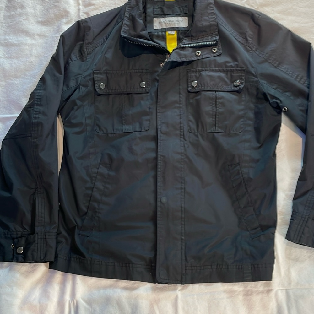 Marc New York - Andrew Marc Mens Black Activewear Jacket Size Medium